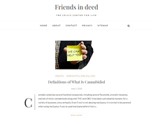 Tablet Screenshot of friendsindeed.org
